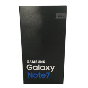 Samsung Galaxy Note7 Silver Titanium Empty Kit Box SKU 000335-2